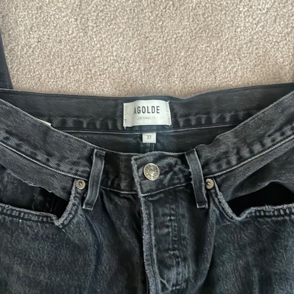 AGOLDE Lana Mid Rise Straight Jeans - Picture 4 of 7